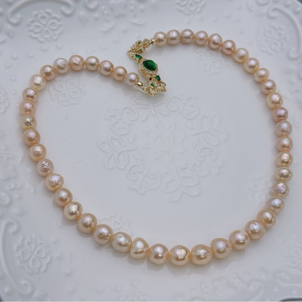 26X207 Handmade Edison Freshwater Baroque Pearl Necklace - Picture 7 of 9